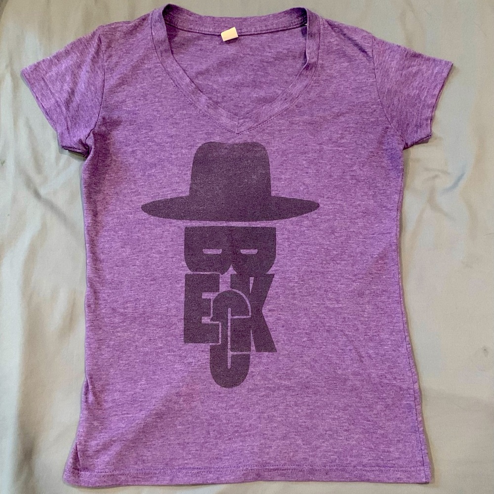 BECK RARE CONCERT PURPLE TEE T SHIRT 2019 SIZE SMALL